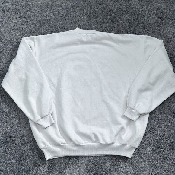 Vintage 1995 Nature Moose Sweatshirt Size Large Animal 90s Wilderness - Picture 5 of 8